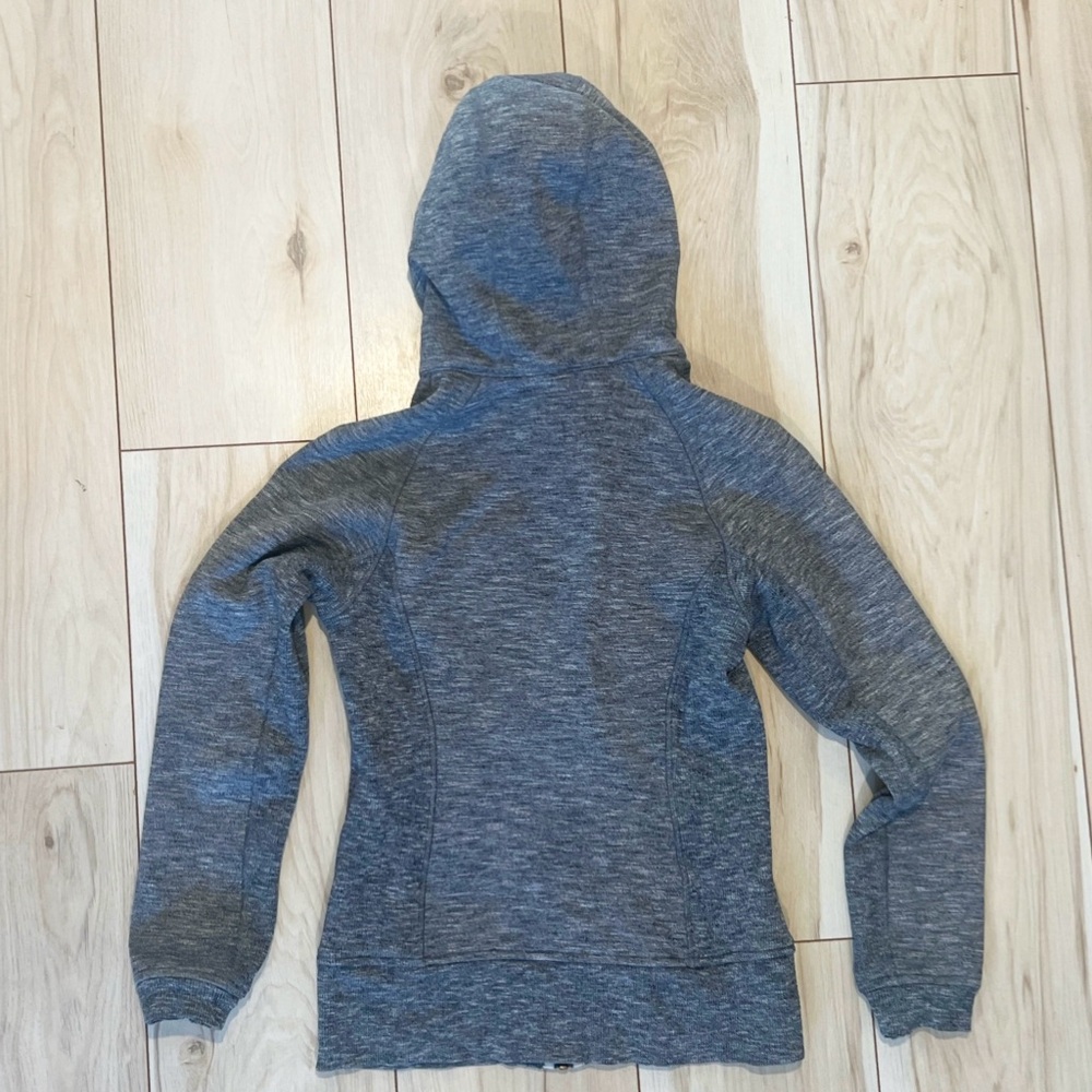 Lululemon Scuba Hoodie Jacket in Deep Coal Silver Spoon Slub Salt & Pepper 8 - Picture 3 of 7